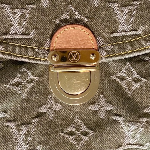 LOUIS VUITTON Denim Pleaty Green Rate 9 - Picture 9 of 13